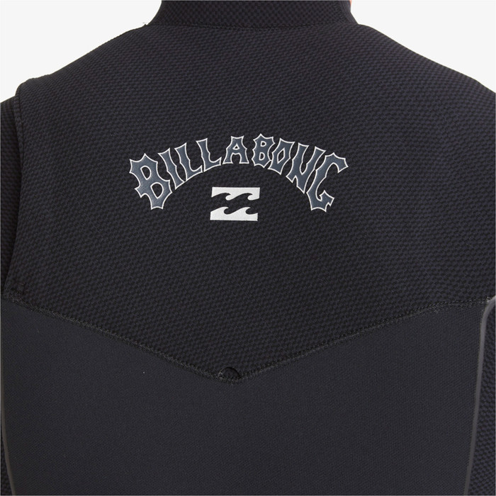 2023 Billabong Mens Furnace Comp 4/3mm Chest Zip Wetsuit ABYW100179 - Black